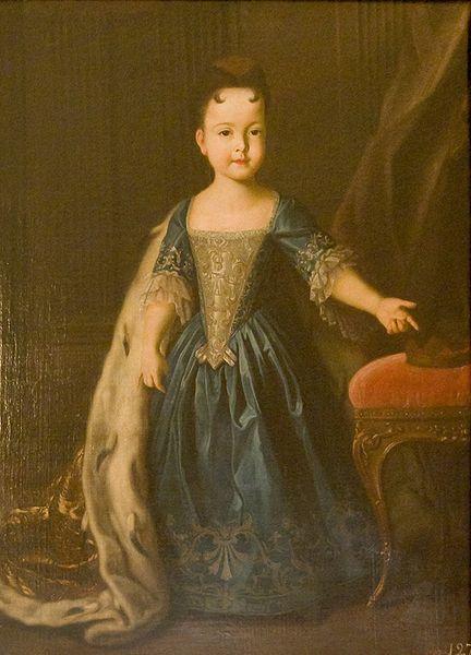 Louis Caravaque Portrait of Natalia Romanov oil painting image